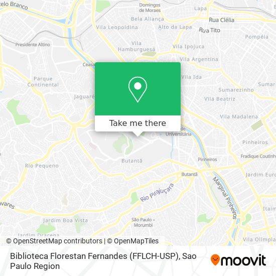 Mapa Biblioteca Florestan Fernandes (FFLCH-USP)