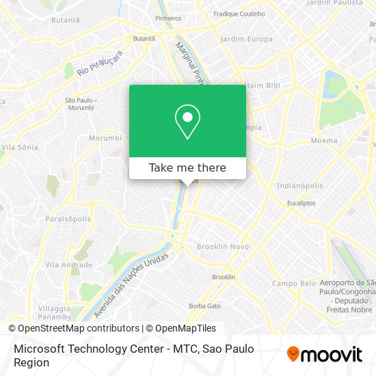 Microsoft Technology Center - MTC map