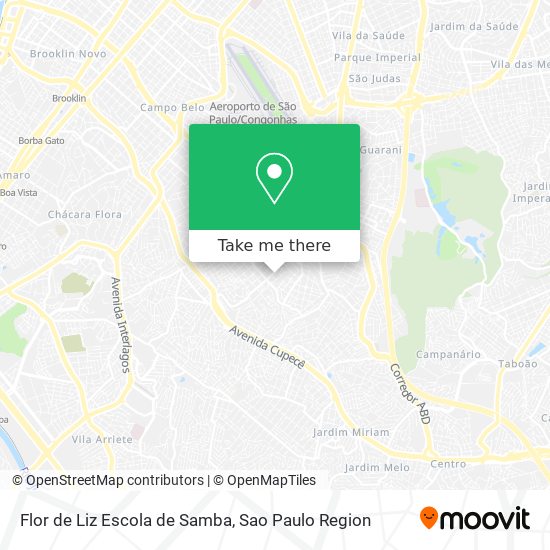 Flor de Liz Escola de Samba map
