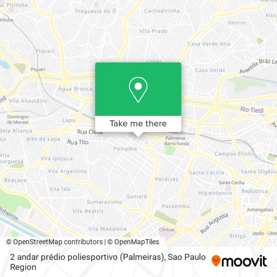 2 andar prédio poliesportivo (Palmeiras) map