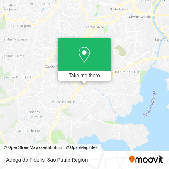 Adega do Fidelis map