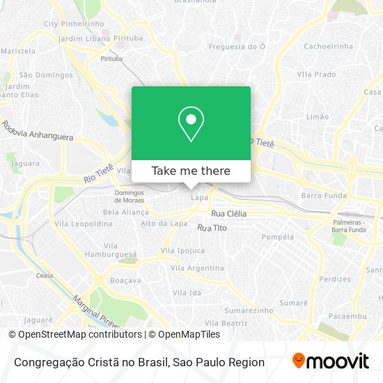 Congregação Cristã no Brasil map