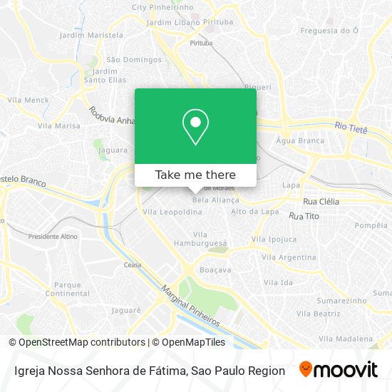 Igreja Nossa Senhora de Fátima map