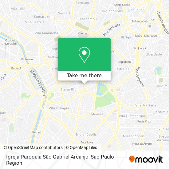 Igreja Paróquia São Gabriel Arcanjo map
