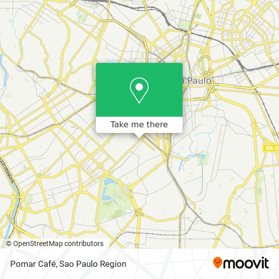 Pomar Café map