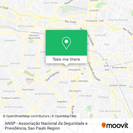 ANSP - Associação Nacional da Seguridade e Previdência map