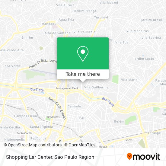 Mapa Shopping Lar Center