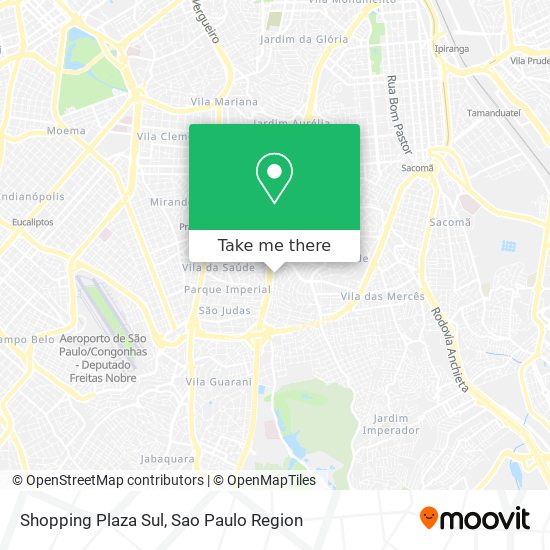 Mapa Shopping Plaza Sul