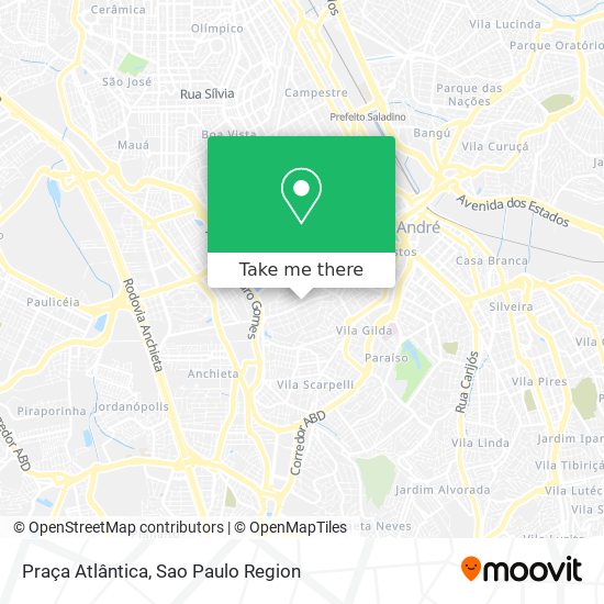 Praça Atlântica map