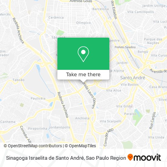 Sinagoga Israelita de Santo André map