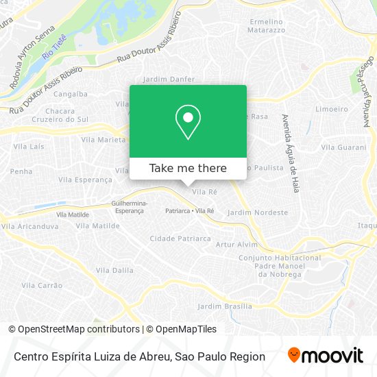 Centro Espírita Luiza de Abreu map