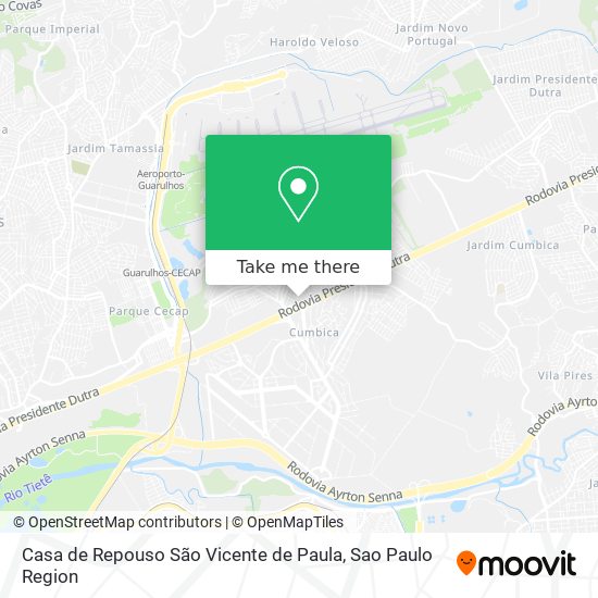 Casa de Repouso São Vicente de Paula map