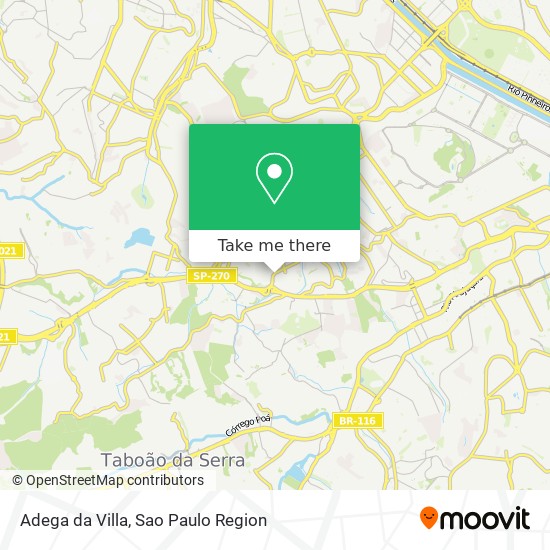 Adega da Villa map