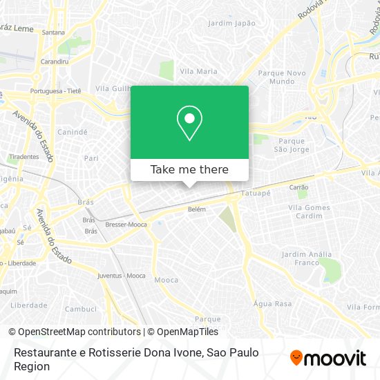 Mapa Restaurante e Rotisserie Dona Ivone