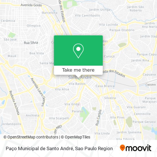 Paço Municipal de Santo André map