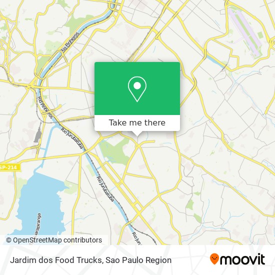 Mapa Jardim dos Food Trucks