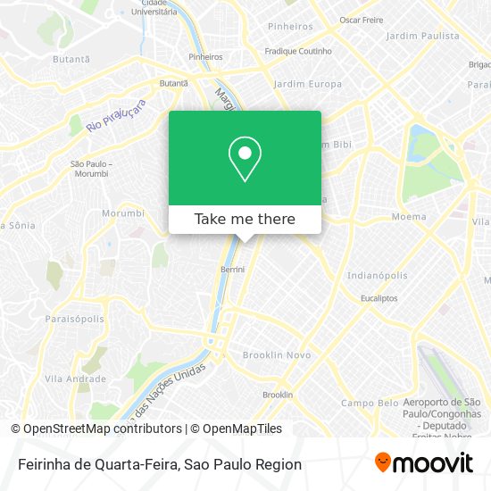 Feirinha de Quarta-Feira map