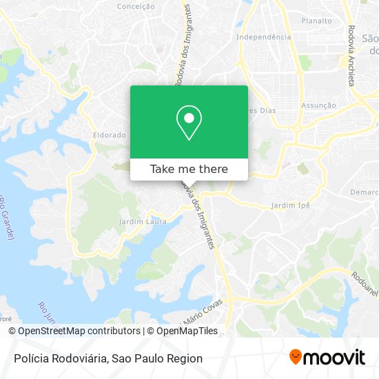 Polícia Rodoviária map