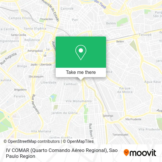 IV COMAR (Quarto Comando Aéreo Regional) map