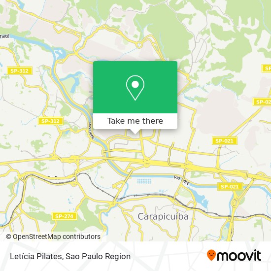 Letícia Pilates map