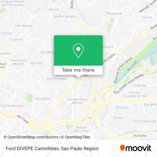 Mapa Ford DIVEPE Caminhões