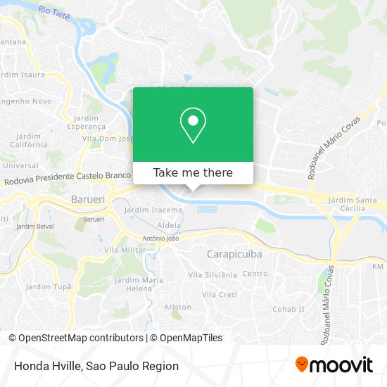 Mapa Honda Hville