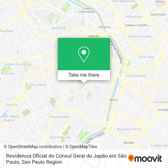 Residencia Oficial do Consul Geral do Japão em São Paulo map