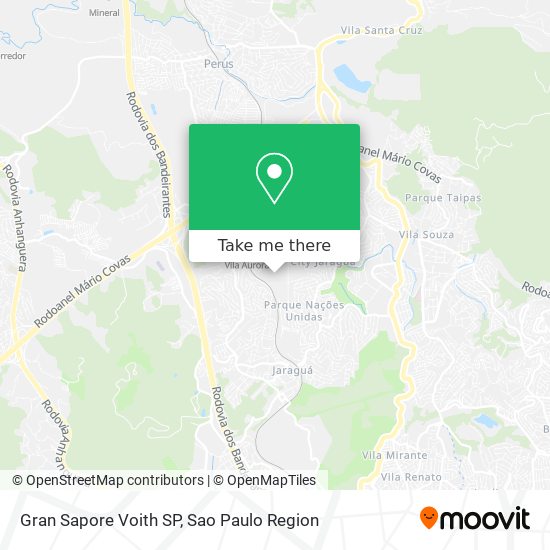 Gran Sapore Voith SP map