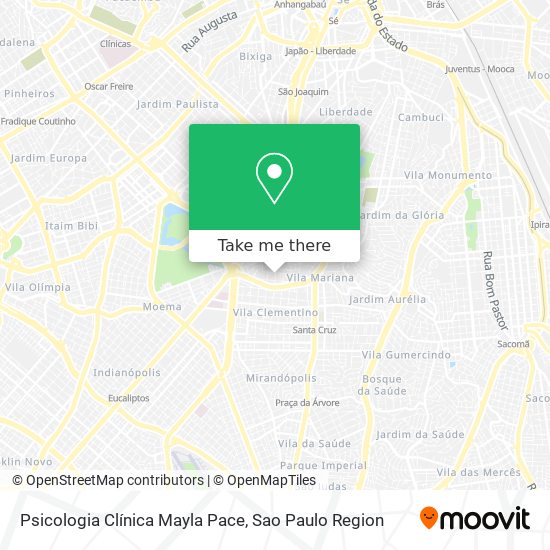Psicologia Clínica Mayla Pace map