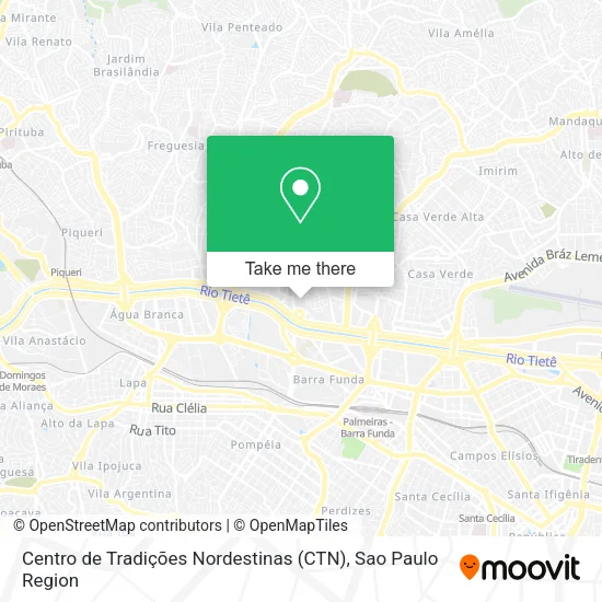 Centro de Tradições Nordestinas (CTN) map