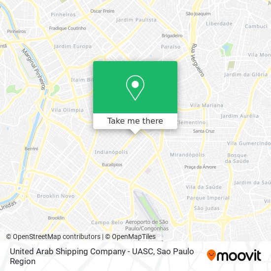 United Arab Shipping Company - UASC map