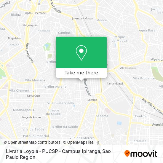 Livraria Loyola - PUCSP - Campus Ipiranga map