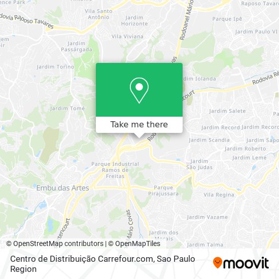 Centro de Distribuição Carrefour.com map