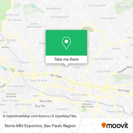 Mapa Norte Mkt Esportivo