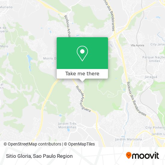 Sitio Gloria map