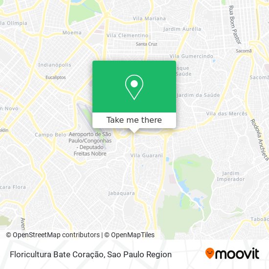 Floricultura Bate Coração map