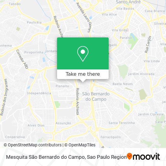 Mesquita São Bernardo do Campo map