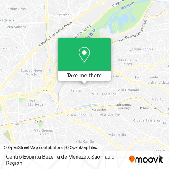 Centro Espírita Bezerra de Menezes map