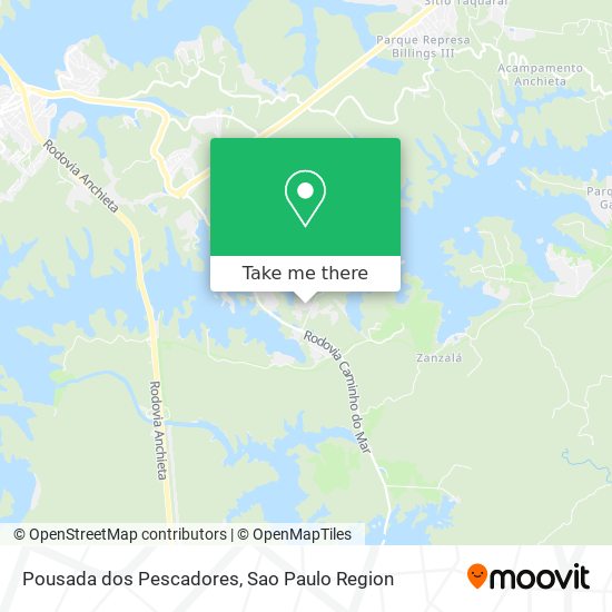 Pousada dos Pescadores map