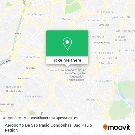 Aeroporto De São Paulo Congonhas map