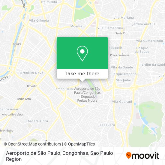 Mapa Aeroporto de São Paulo, Congonhas