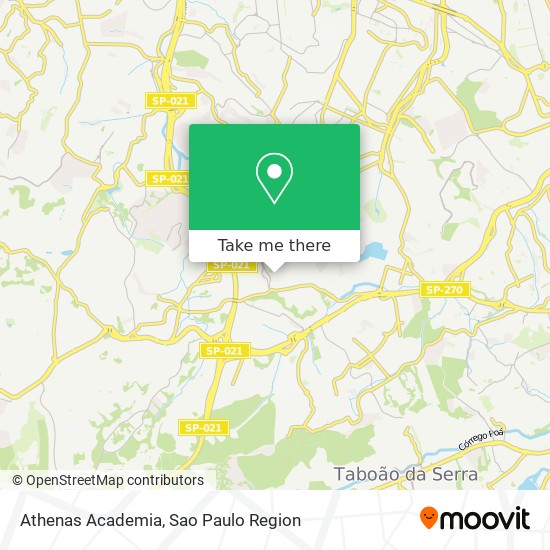 Mapa Athenas Academia