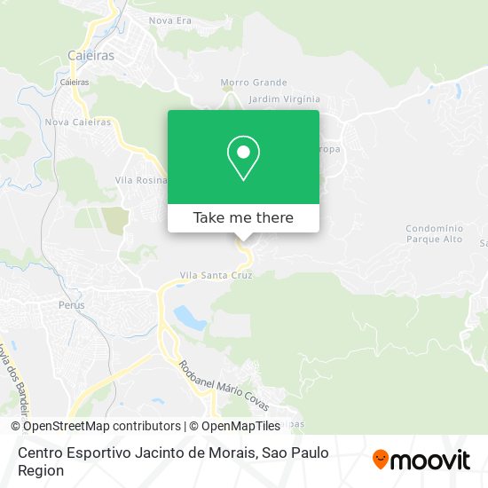 Mapa Centro Esportivo Jacinto de Morais