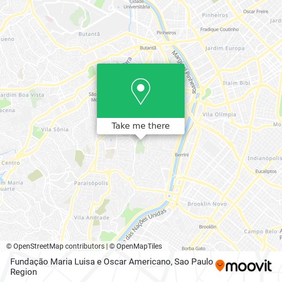 Fundação Maria Luisa e Oscar Americano map