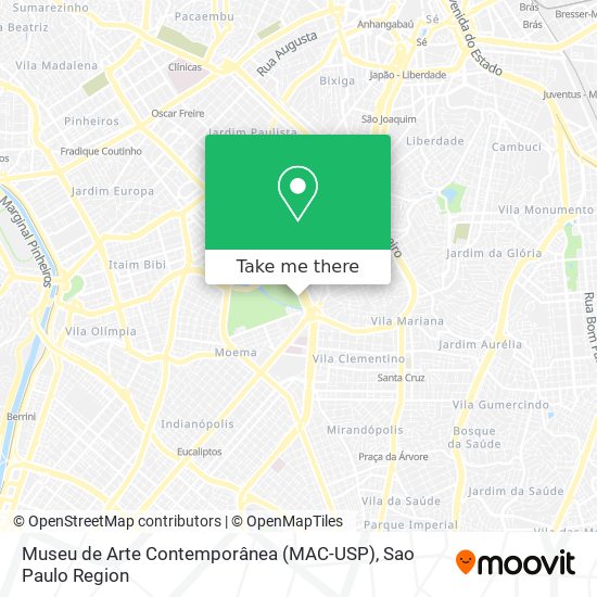 Museu de Arte Contemporânea (MAC-USP) map