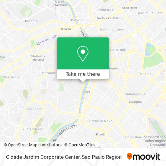 Cidade Jardim Corporate Center map