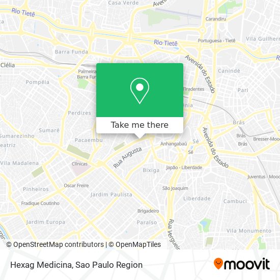 Hexag Medicina map