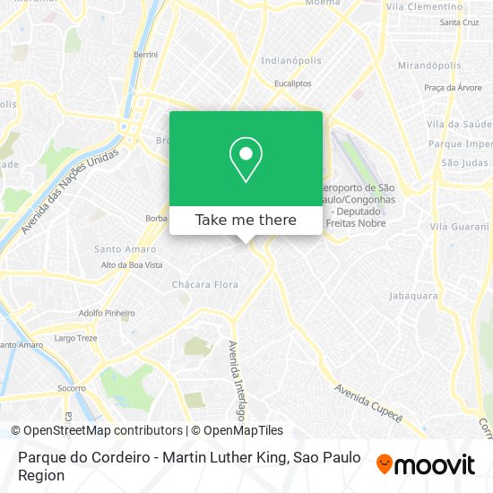 Mapa Parque do Cordeiro - Martin Luther King