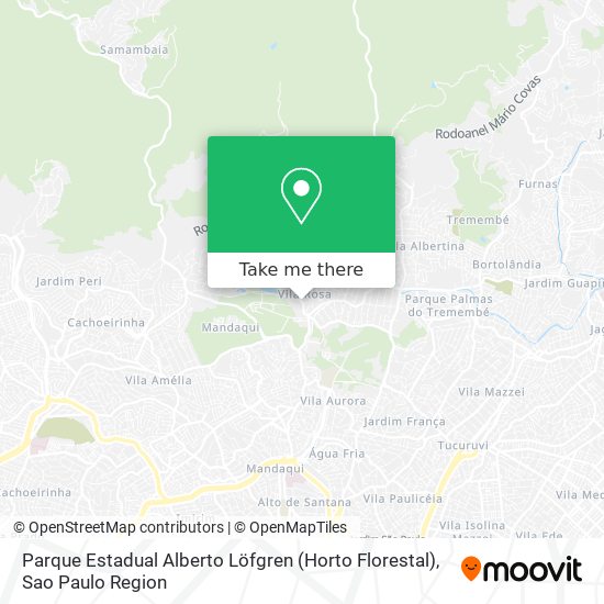 Parque Estadual Alberto Löfgren (Horto Florestal) map