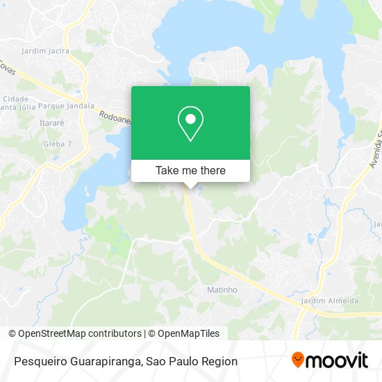 Pesqueiro Guarapiranga map